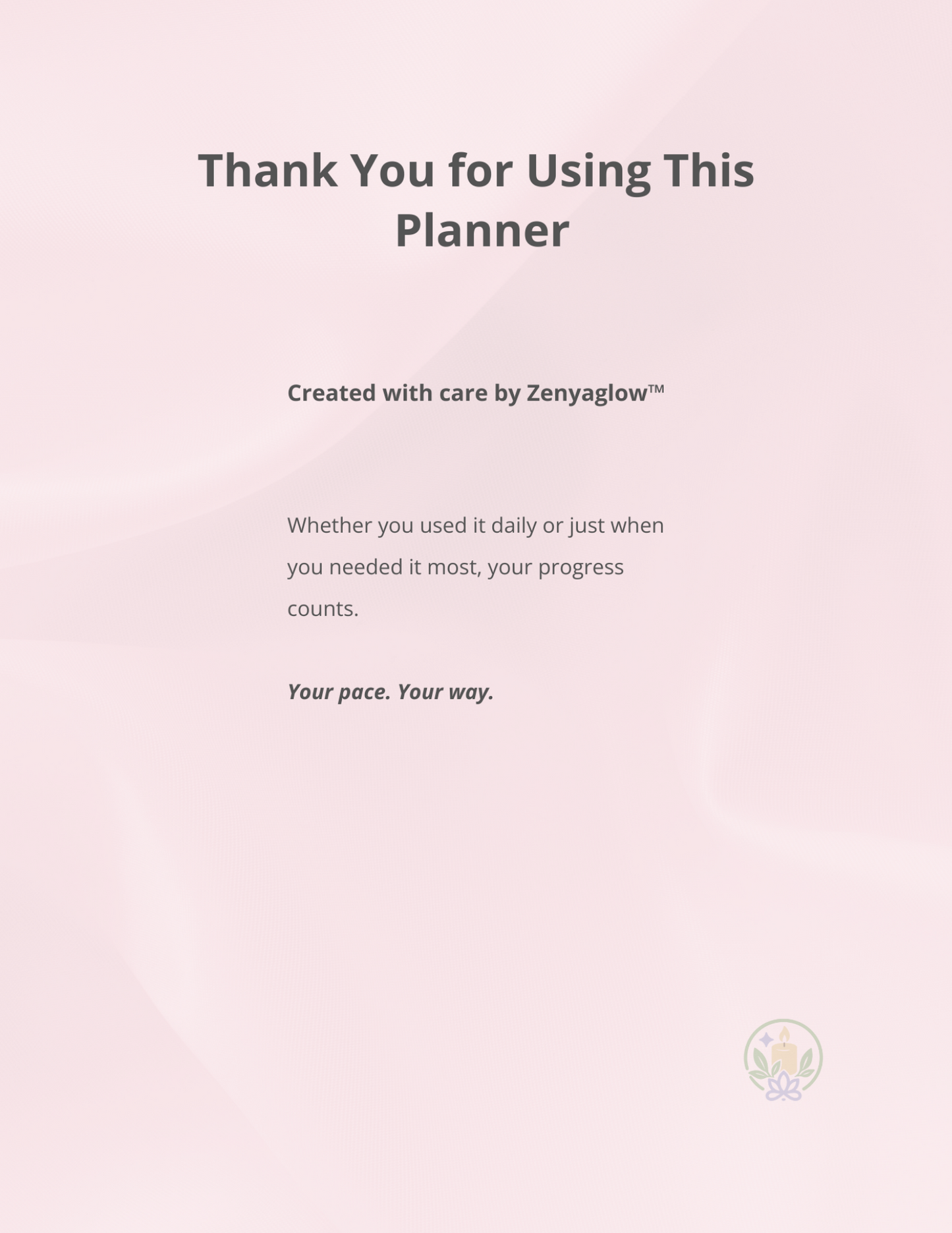 Calm Focus Planner – Blush Pink | Digital Daily Planner for Focus & Balance