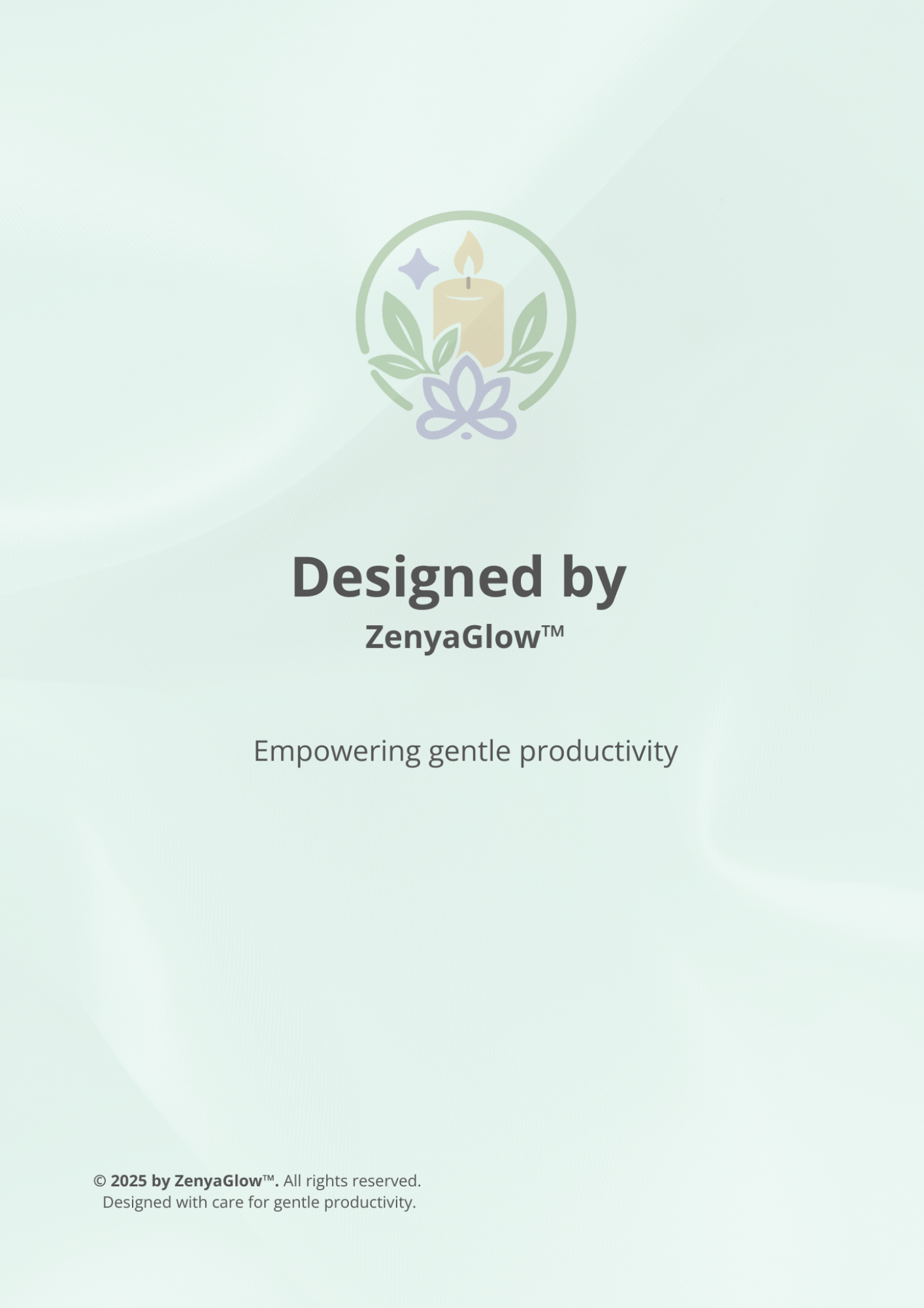 30-Day Calm Focus Planner – Sage Green | Digital Edition