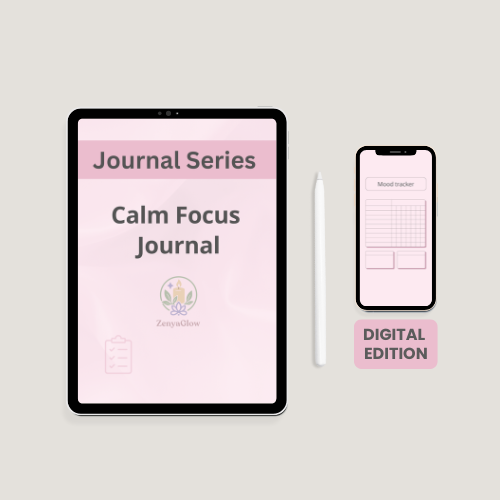 Calm Focus Journal – Blush Pink | Digital Edition