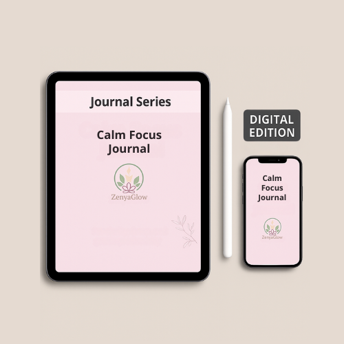 Calm Focus Journal – Blush Pink | Digital Journal for Focus & Clarity