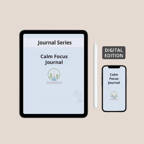 Calm Focus Journal – Sky Blue | Digital Journal for Focus & Clarity