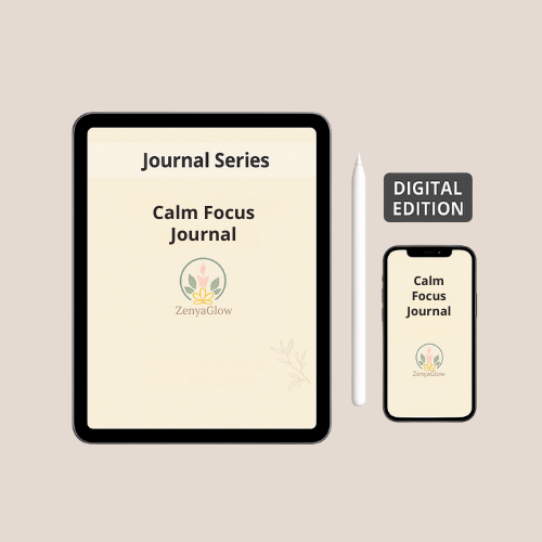 Calm Focus Journal – Sunlight Yellow | Digital Journal for Focus & Clarity