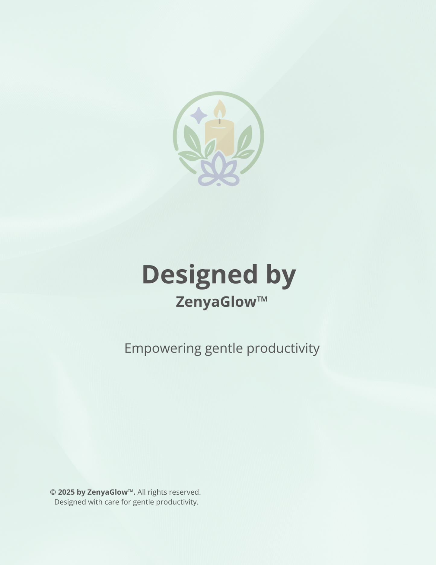 Calm Focus Journal – Sage Green | Digital Journal for Focus & Clarity