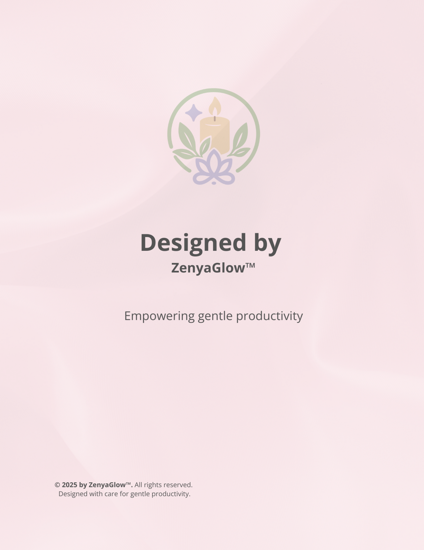 Calm Focus Planner – Blush Pink | Digital Daily Planner for Focus & Balance