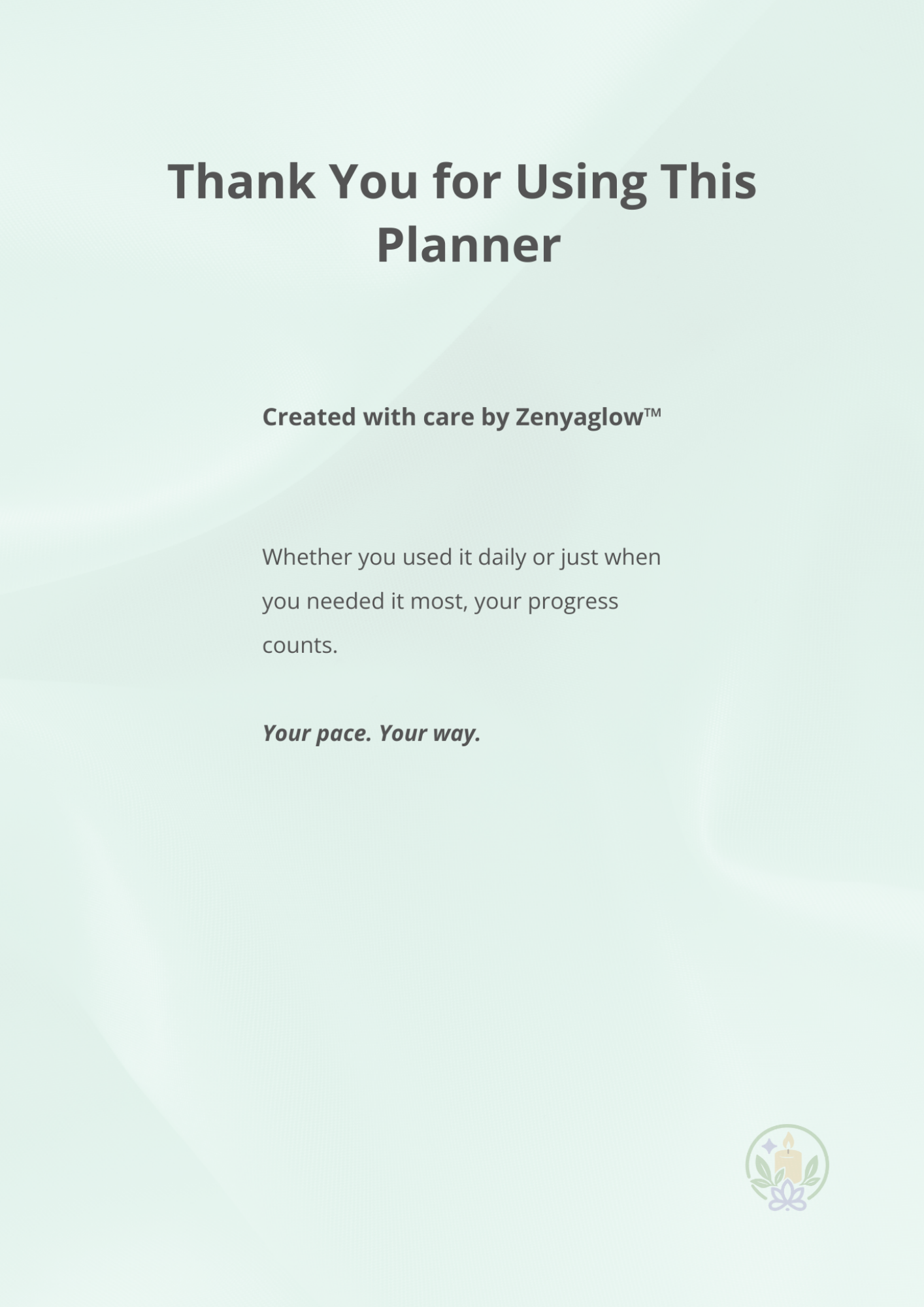 Calm Focus Planner – Sage Green | Digital Daily Planner for Focus & Balance