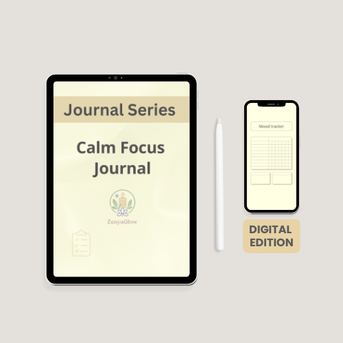 30-Day Calm Focus Journal – Sunlight Yellow | Digital Edition
